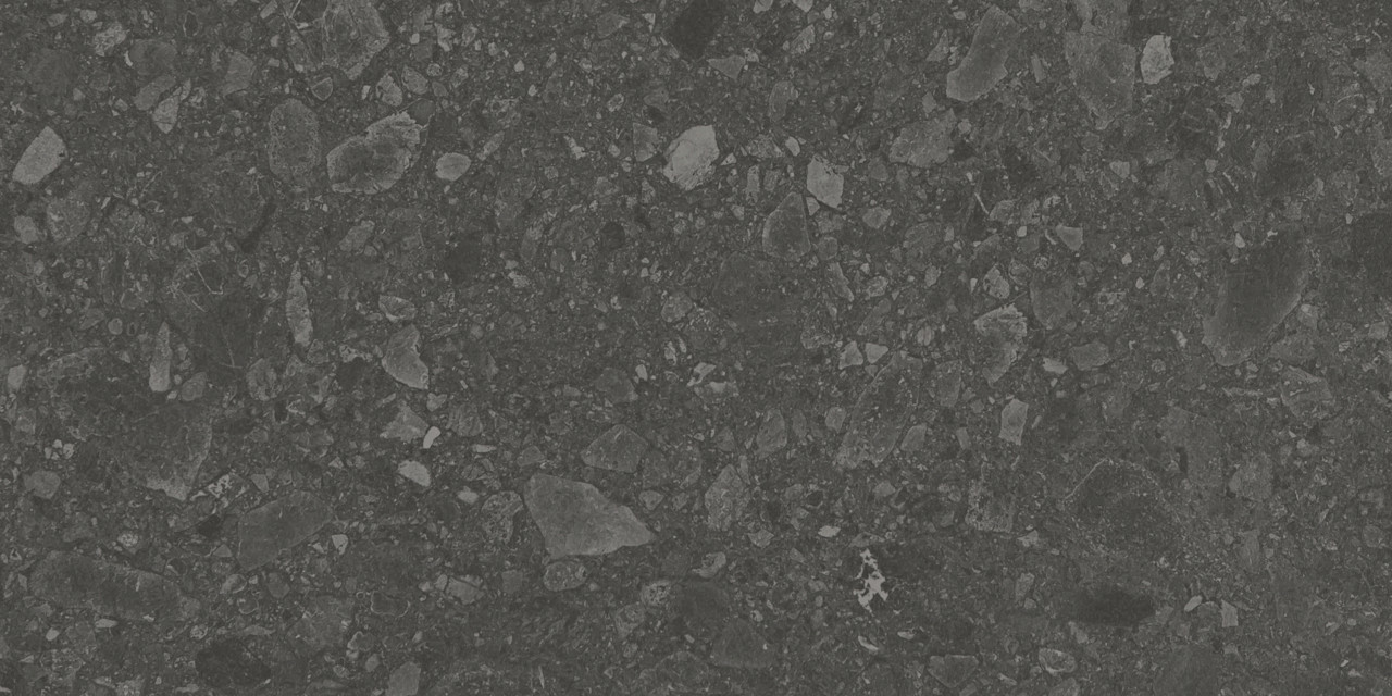 Bodenfliese Feinsteinzeug Riverstone 30 x 60 cm graphit von Euro Stone