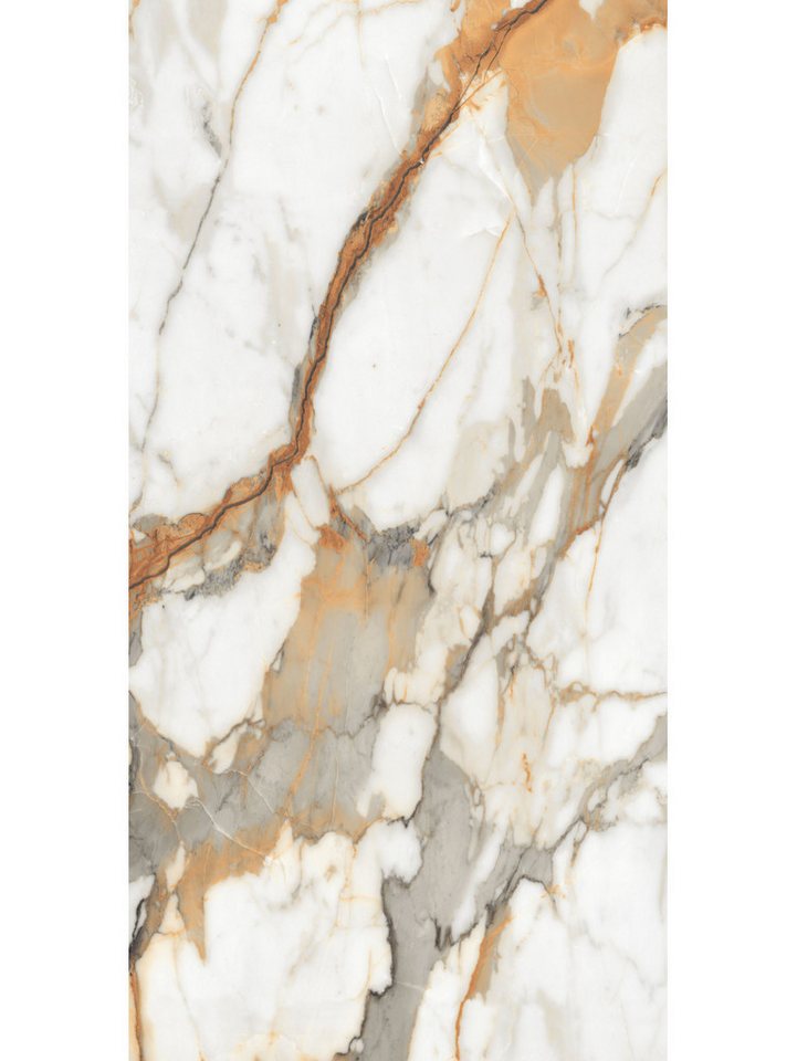 Euro Stone Bodenfliese Bodenfliese Feinsteinzeug Visage Gold Plus 60 x, Feinsteinzeug, Gold Weiß von Euro Stone