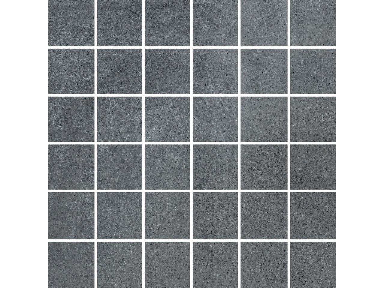 Euro Stone Mosaikfliesen Mosaik Bristol 30 x 30 cm graphit Steinmaß: ca., Feinsteinzeug, Grau von Euro Stone