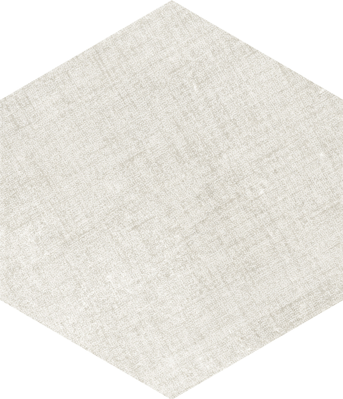 Feinsteinzeug Hexagon Fabric Ivory 21,5 x 25 cm beige von Euro Stone