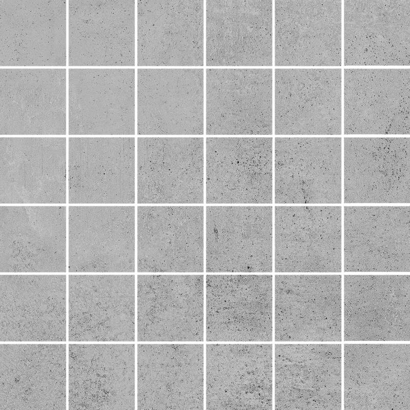 Mosaik Hometec Beton 29,8 x 29,8 cm grau von Euro Stone