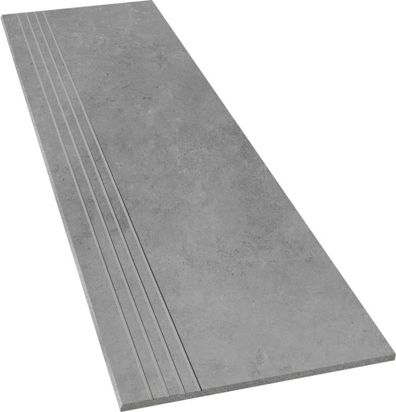 Treppenfliese Hometec Beton 30 x 120 cm anthrazit von Euro Stone