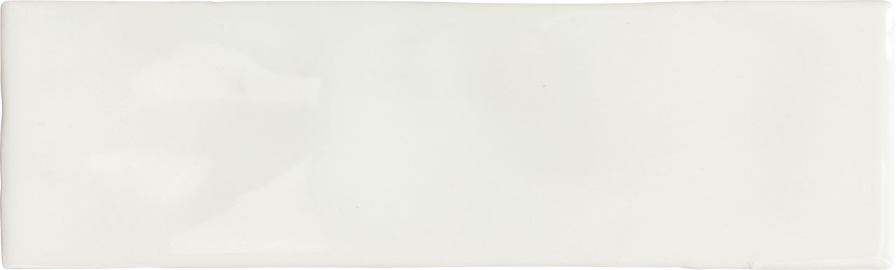 Wandfliese Borgo 6,5 x 20 cm weiß glanz von Euro Stone
