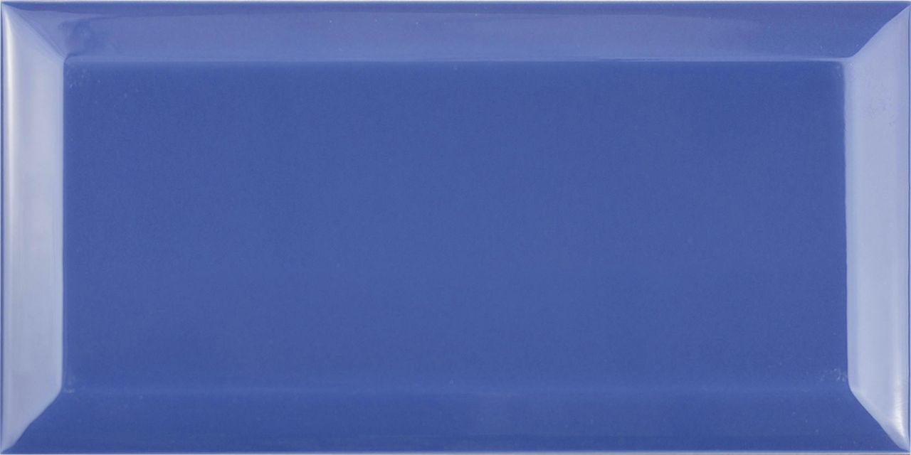 Wandfliese Metro 10 x 20 cm blau von Euro Stone