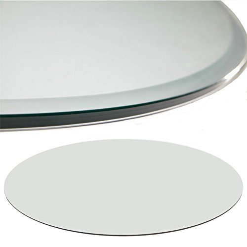Euro Tische Glasplatte für Kaminofen und Tischplatte in 70cm Facettenschliff, Schutzplatte mit 6mm ESG Sicherheitsglas, Funkenschutzplatte, Glasboden für Kamin (Klarglas) von Euro Tische