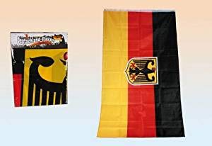 Deutschland Flagge Fahne mit Adler WM EM Fußball 90 cm x 150 cm von EuroDiscount TT