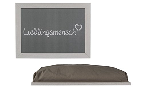 EuroDiscount Bett- und Sofatisch Kissentablett Vintage Design Lieblingsmensch Druck von EuroDiscount