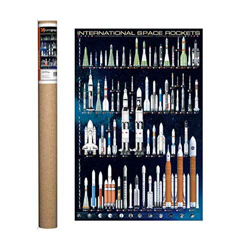 EuroGraphics International Space Rockets Poster, 91,4 x 61 cm von EuroGraphics