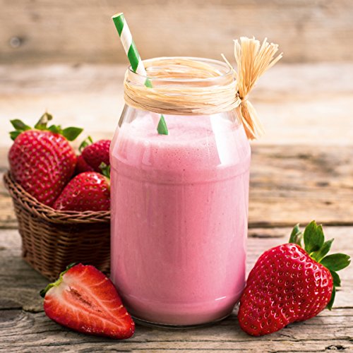Eurographics 30x30 Strawberry Milkshake, Glas, rosa, 30 x 30 x 2 cm von EuroGraphics