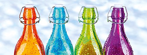 Eurographics Glasbild, DG-DT8077 Deco Glass Coloured Bottles, 30 x 80 cm von EuroGraphics