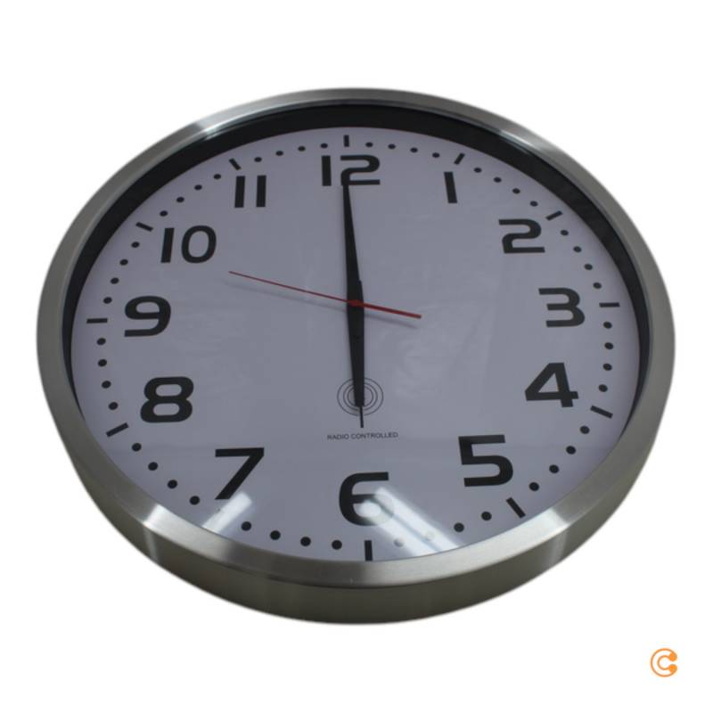 Euro Time 56863 Funk Wanduhr Jumbo Funkuhr Uhr Küchenuhr ø 50 Siehe Text/Foto B-Ware von EuroTime