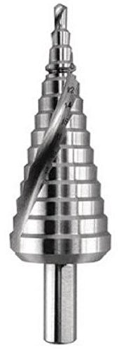 Eurobit 7640 allargaforo konisch Stufenbohrer mit Schneiden Spiralbohrer, Stahl, 4 – 39 mm von Eurobit