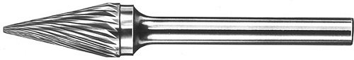 Eurobit Art. 7055 Cutter rotatif kegelförmig Kopf mit einem Punkt in Carbide, 12 mm von Eurobit