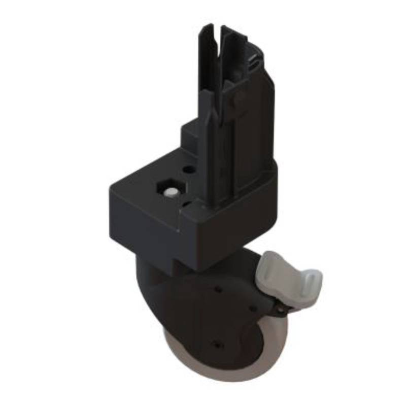 Eurobox-System Rollen-Adapter für Box B mit Feststellbremse 80 cm x 60 cm von Eurobox-System