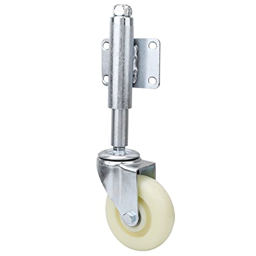 Eurobuy 4in Schwere Federbelastete Lenkrolle Nylon Tor Rad 440Lbs Tragfähigkeit von Eurobuy