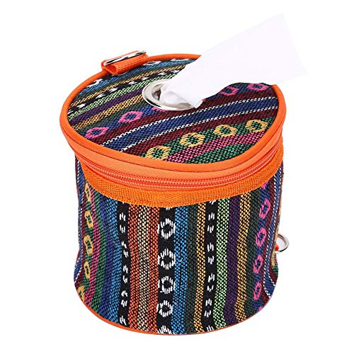 Eurobuy Tissue Case Toilettenpapier Aufbewahrungshalter wasserdichte Outdoor Wandern Rolle Papier Hängen Abdeckung Tücher Box Fall Halter Aufbewahrungstasche mit Haken für Camping Zelt Home Office von Eurobuy