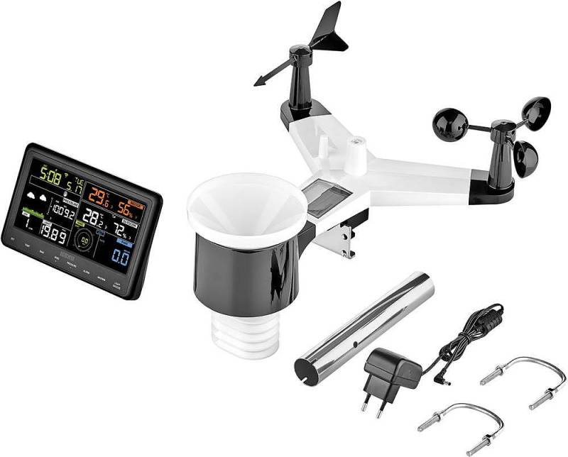 Eurochron Funk Wetterstation Efws 29 Wettermessstation Vorhersage App Wifi F365 B-Ware von Eurochron