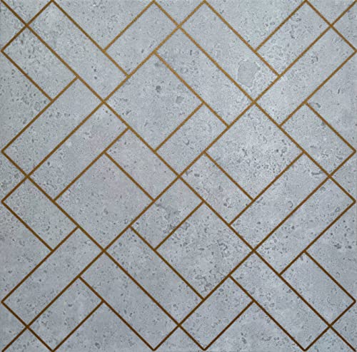 Deckenpaneele Wandpaneele Wanddeko Wandverkleidung Platten Paneele Wandtattoos GLAMOUR RETRO Polystyrol XPS Like STYROPOR 3mm stärke (4m²-16 Pcs, GL2 41-ZL) von Eurodeco