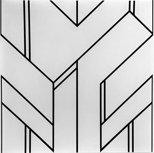 Paneele aus Polystyrol XPS, Deckenpaneele, 3D Wandpaneele, Styropor Dekoren, Decken Retro Vintage Wandverkleidung, 3mm dick - 50x50cm (4m²-16 Stück, GL7 08-CZ) von Eurodeco