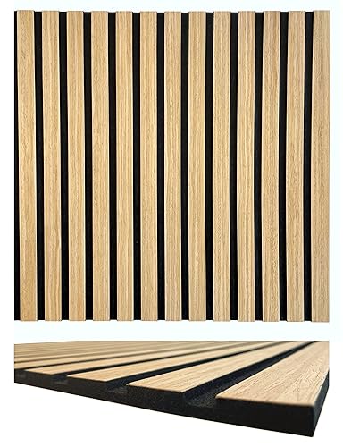 Lamellen 3d Paneele Holz Wandpaneele Deckenpaneele Dekoren (11000A) schalldämmung PET Filz von Eurodeco