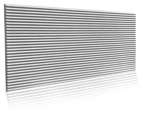 Paneele Polystyrol XPS Styropor Betonoptik – Leichte Wandverkleidung 100x50 cm – Moderne Deckenpaneele Wanddeko – Einfache Montage Strips 41.XL 4m² - 8 Stück von Eurodeco