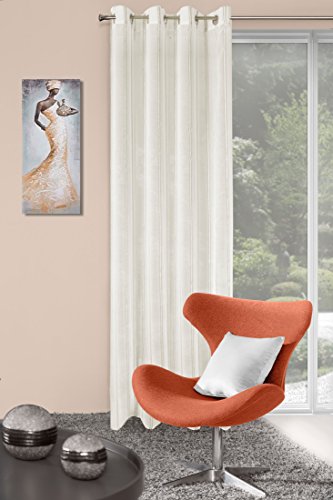 Eurofirany, Ösenschal Shirley, cremig, 140x250 Gardine, 100% Polyester, 0.02 x 140 x 250 cm Eurofirany, Ösenschal Shirley, cremig, 140x250 Gardine, 100% Polyester, 0.02 x 140 x 250 cm von Eurofirany