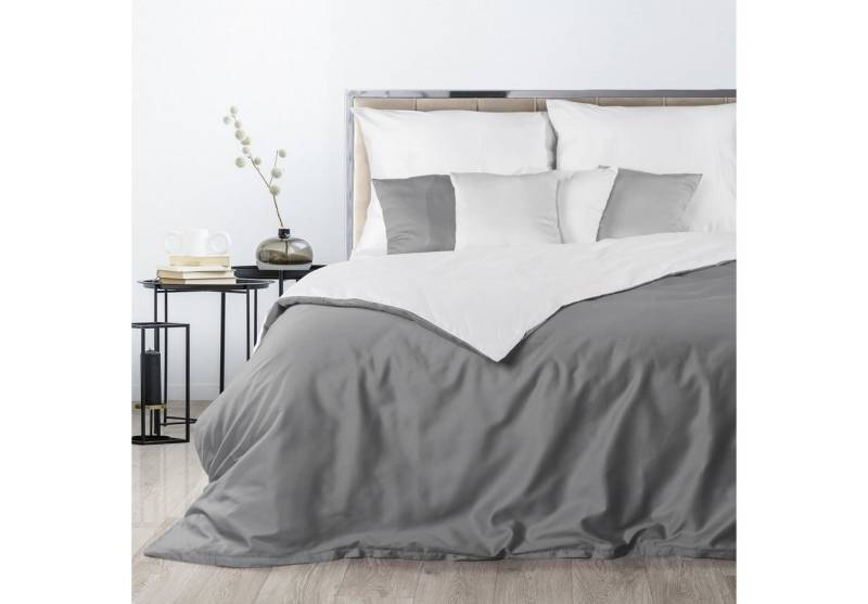 Eurofirany Bettwäsche Bettwäschegarnitur Ehebett mit Seidenglanz Makosatin Satinbaumwolle, Baumwolle, Hochwertige Bettwäsche, klassisch, musterlos Eurofirany Bettwäsche Bettwäschegarnitur Ehebett mit Seidenglanz Makosatin Satinbaumwolle, Baumwolle, Hochwertige Bettwäsche, klassisch, musterlos von Eurofirany