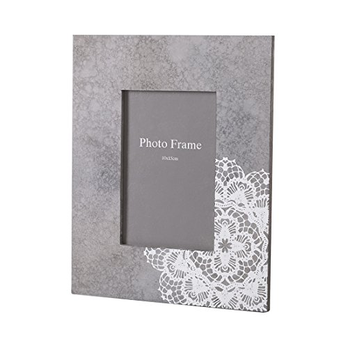 Eurofirany Photo Frame, MDF, Grey, 19 x 24 x 1 cm, 4-Einheiten von Eurofirany