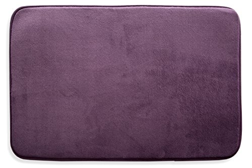 Eurofirany Bedematte Alex, 60x90, violett, Stoff, 90 x 60 x 3 cm von Eurofirany