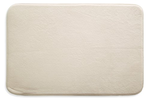 Eurofirany Bedematte Alex, 60x90, cremig, Stoff, 90 x 60 x 3 cm von Eurofirany