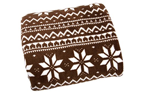 Eurofirany Decke, Mikrofaser, Brown, 170 x 210 x 1 cm von Eurofirany