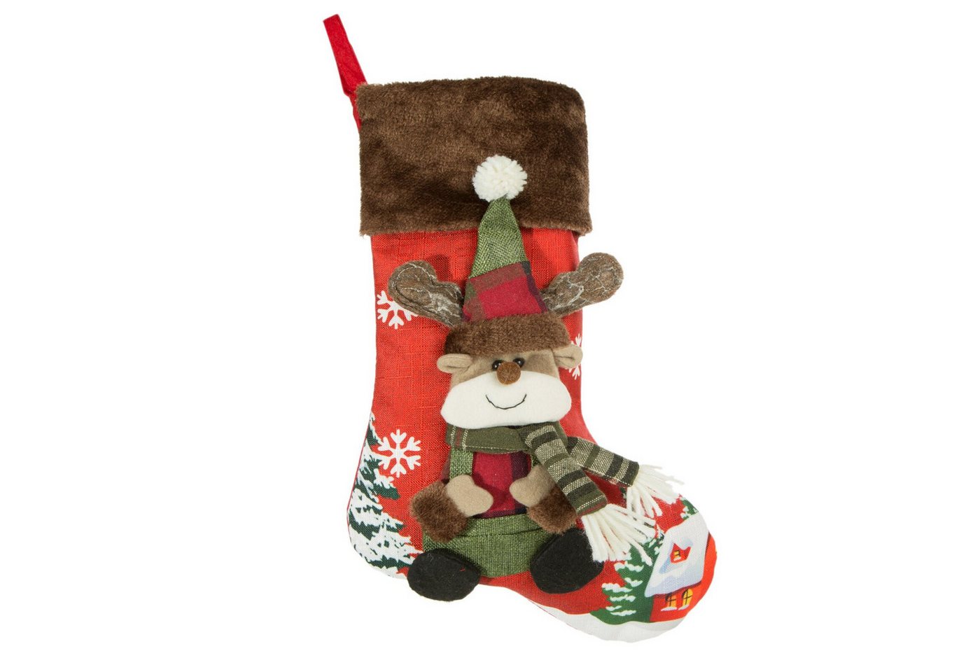 Eurofirany Dekohänger Nikolausstiefel Weihnachtsstrumpf 25 cm, Nikolausstrumpf Weihnachtssocken Christmas Kamin Deko Eurofirany Dekohänger Nikolausstiefel Weihnachtsstrumpf 25 cm, Nikolausstrumpf Weihnachtssocken Christmas Kamin Deko von Eurofirany