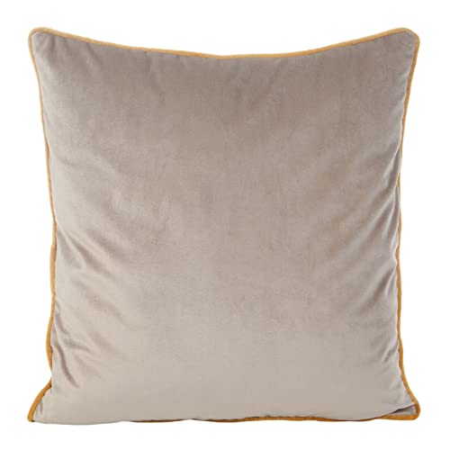 Eurofirany Elegante Kissenbezüge Dekokissen 45x45 Velvet Bezug Samt Kissenhülle Weiche Sofakissen Gold Silber Libelle Muster Biene Design Lotus (Butt von Eurofirany