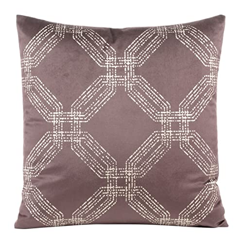 Eurofirany Elegante Velvet Kissenbezüge Dekokissen mit Aufdruck 45x45 cm Bezug Samt Kissenhülle Weiche Sofakissen, Sechseck Muster, Puder Rosa Eurofirany Elegante Velvet Kissenbezüge Dekokissen mit Aufdruck 45x45 cm Bezug Samt Kissenhülle Weiche Sofakissen, Sechseck Muster, Puder Rosa von Eurofirany