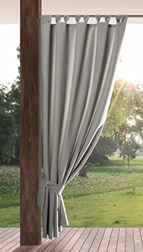 Eurofirany Garden Outdoorvorhäng mit Schlaufenschal- 1 STK. Abnehmbaren Schlaufen, Sonnenschutz Sichtschutz Winddicht Wasserdicht Vorhäng für Pavillon von Eurofirany