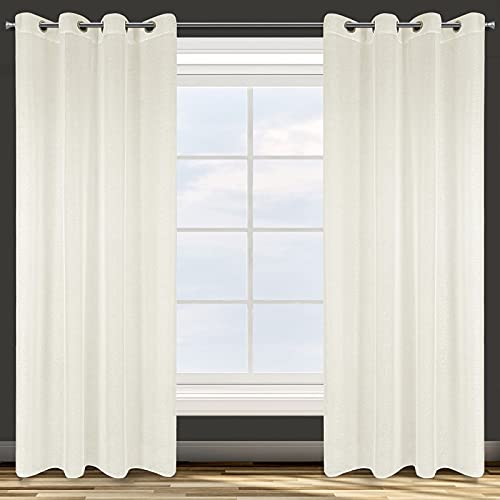 Eurofirany Glatt Transparent 8 Ösen Weich Vorhänge Gardinen Modern Schlicht Schlafzimmer Kinderzimmer Wohnzimmer, Creme, 140X250cm Eurofirany Glatt Transparent 8 Ösen Weich Vorhänge Gardinen Modern Schlicht Schlafzimmer Kinderzimmer Wohnzimmer, Creme, 140X250cm von Eurofirany