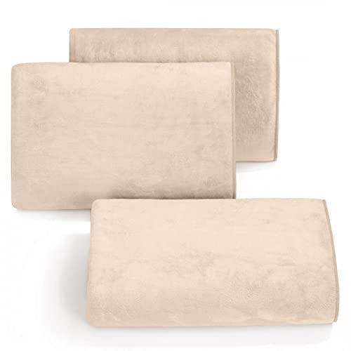 Eurofirany Handtuch Mikrofaser Schnelltrocknend Weich Schlicht Set 3-er Pack Oeko-Tex Sporthandtuch und Strandhandtuch Eurofirany Handtuch Mikrofaser Schnelltrocknend Weich Schlicht Set 3-er Pack Oeko-Tex Sporthandtuch und Strandhandtuch von Eurofirany