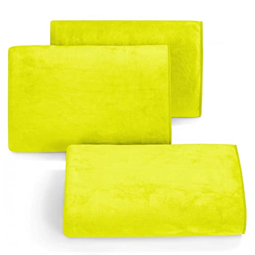 Eurofirany Handtuch Mikrofaser Schnelltrocknend Weich Schlicht Set 3-er Pack Oeko-Tex Sporthandtuch und Strandhandtuch Eurofirany Handtuch Mikrofaser Schnelltrocknend Weich Schlicht Set 3-er Pack Oeko-Tex Sporthandtuch und Strandhandtuch von Eurofirany