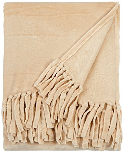 Eurofirany KOC/FLA/Flavia, Mikrofaser, Beige, 170 x 210 x 1 cm von Eurofirany