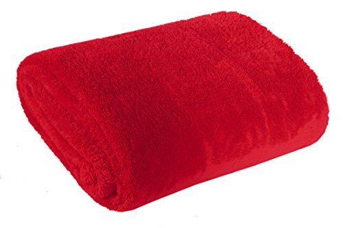 Eurofirany Blanket, Polyester, rot, 150 x 200cm von Eurofirany