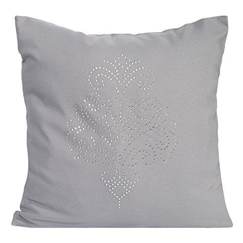 Eurofirany Kissenbezug, Polyester, Grey, 45 x 45 x 1 cm Eurofirany Kissenbezug, Polyester, Grey, 45 x 45 x 1 cm von Eurofirany