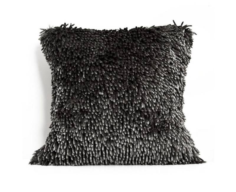Eurofirany Kissenbezug Dekokissen Shaggy 40x40 cm – weicher Kissenbezug mit Fransen, dekorative Kissenhülle langhaarige Dekokissen von Eurofirany