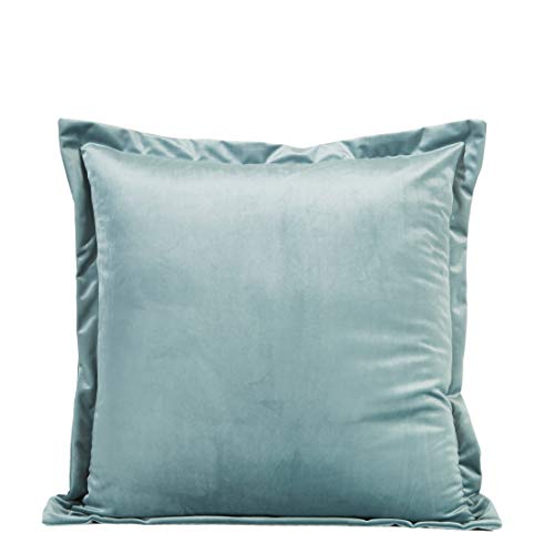 Eurofirany Kissenhülle Kissenbezug Couchkissen Sofakissen Bettkissen Zimmerdekoration Elegant Edel Exklusiv Velvet Samt Glatt Weich, Seegrün, 45x45cm, 2 von Eurofirany