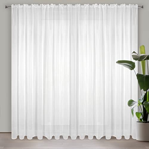 Eurofirany Lucy Voile-Vorhang, Weiß, 400 x 270 cm Eurofirany Lucy Voile-Vorhang, Weiß, 400 x 270 cm von Eurofirany