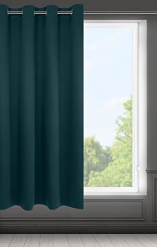 Eurofirany Logan Vorhang Blickdicht, Blackout, Satin Verdunkelungsvorhang mit Ösen -1 STK. Ösenvorhang, Elegant, Glatt, Einfarbig, Wohnzimmer, Schlafzimmer, 140x175 cm, Petrol Eurofirany Logan Vorhang Blickdicht, Blackout, Satin Verdunkelungsvorhang mit Ösen -1 STK. Ösenvorhang, Elegant, Glatt, Einfarbig, Wohnzimmer, Schlafzimmer, 140x175 cm, Petrol von Eurofirany