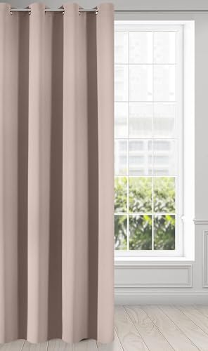 Eurofirany Logan Vorhang Blickdicht, Satin, Blackout Verdunkelungsvorhang mit Ösen -1 STK. Ösenvorhang, Elegant, Glatt, Einfarbig, Wohnzimmer, Schlafzimmer, 140x270 cm, Puder Rosa Eurofirany Logan Vorhang Blickdicht, Satin, Blackout Verdunkelungsvorhang mit Ösen -1 STK. Ösenvorhang, Elegant, Glatt, Einfarbig, Wohnzimmer, Schlafzimmer, 140x270 cm, Puder Rosa von Eurofirany