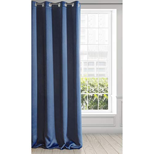 Eurofirany Logan Vorhang Blickdicht, Blackout, Satin Verdunkelungsvorhang mit Ösen-1 STK. Ösenvorhang, Elegant, Glatt, Einfarbig, Wohnzimmer, Schlafzimmer, Dunkelblau, 135x250 cm Eurofirany Logan Vorhang Blickdicht, Blackout, Satin Verdunkelungsvorhang mit Ösen-1 STK. Ösenvorhang, Elegant, Glatt, Einfarbig, Wohnzimmer, Schlafzimmer, Dunkelblau, 135x250 cm von Eurofirany