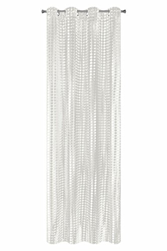 Eurofirany Ösenvorhang Jordan Creme Ösengardine einfarbig 140x250, Polyester, 250 x 140 x 1 cm von Eurofirany