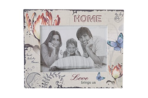 Eurofirany Photo Frame, MDF, Colorful, 18 x 13 x 2 cm Eurofirany Photo Frame, MDF, Colorful, 18 x 13 x 2 cm von Eurofirany