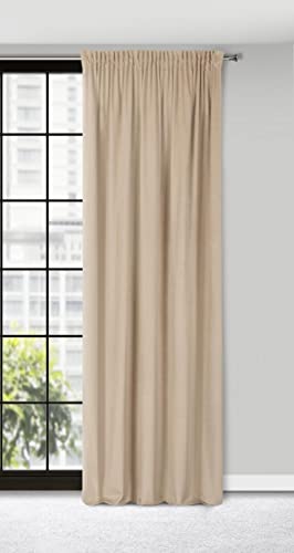 Eurofirany Velvet Samt Vorhang Gardine Kräuselband - 1. STK 215g/m² Wohnzimmer Schlafzimmer Modern Klassisch, Cappuccino Eurofirany Velvet Samt Vorhang Gardine Kräuselband - 1. STK 215g/m² Wohnzimmer Schlafzimmer Modern Klassisch, Cappuccino von Eurofirany